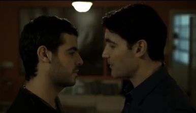 escena de película azul y no tan rosa