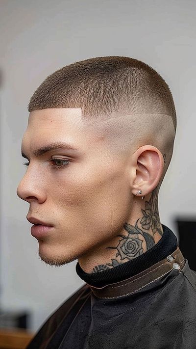 Corte de cabello 2025 para jóvenes 07. Corte de pelo Buzz Cut 1