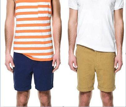 bermudas para hombres de la tienda ZARA