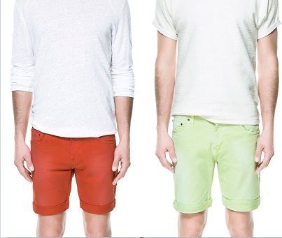 Bermudas para hombres de la tienda ZARA