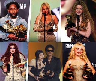 ganadores grammy 2025