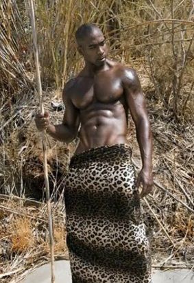 foto de soldado africano sexy